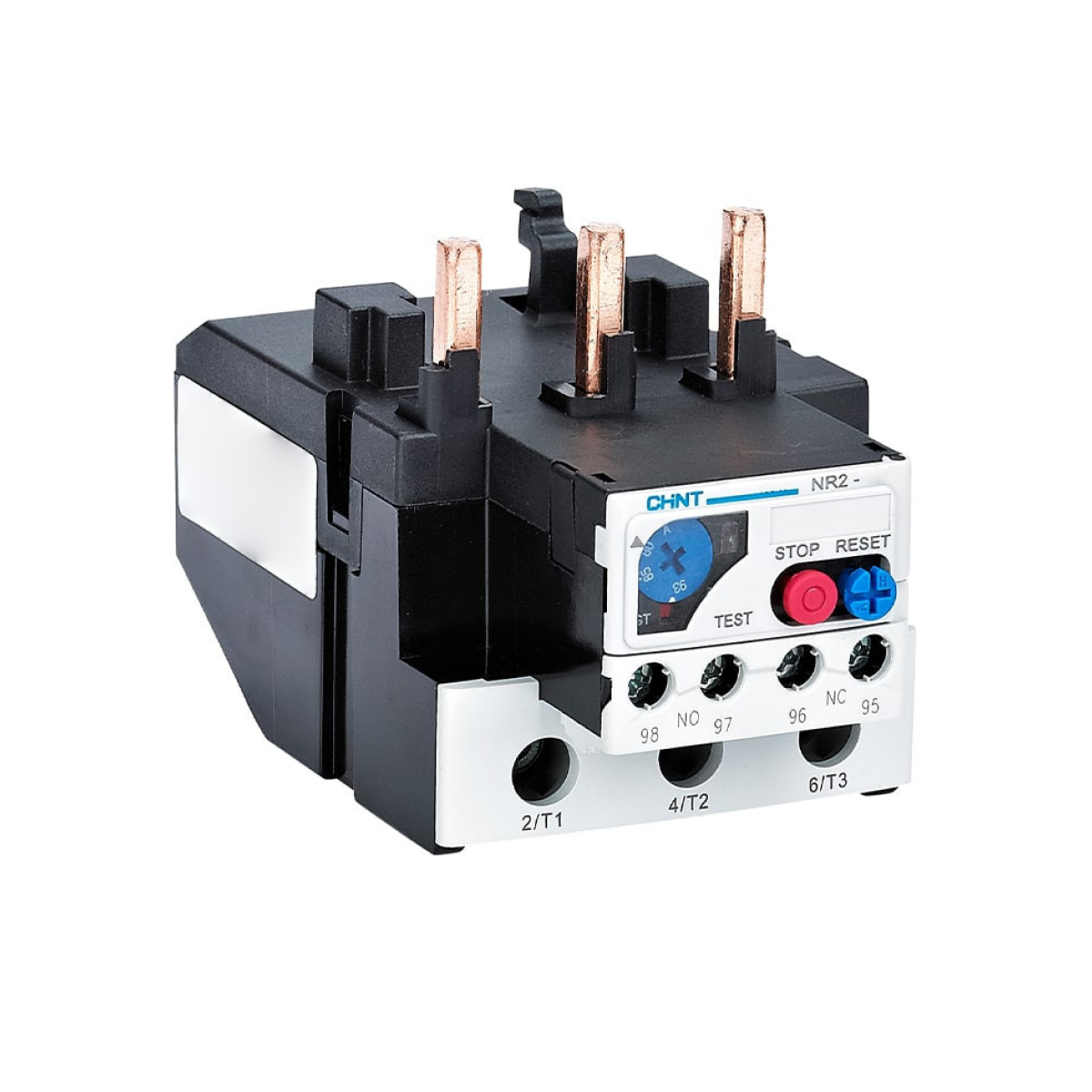 Rele Termico contactor 40-95A ajustable para protección de motores eléctricos. Ideal para evitar sobrecargas y daños, compatible con NC1.